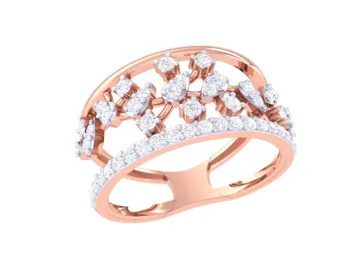  Women Ring MTL 3dm STL OBJ FBX Details 3D print model 65