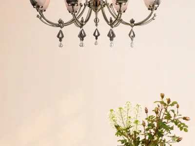 Chandelier Basil RC146-PL-08-MG Maytoni Classic Free 3D model