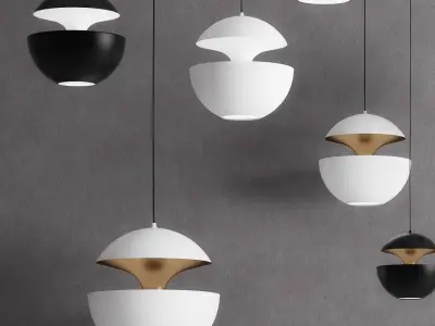 Pendant light HERE COMES THE SUN 3D model