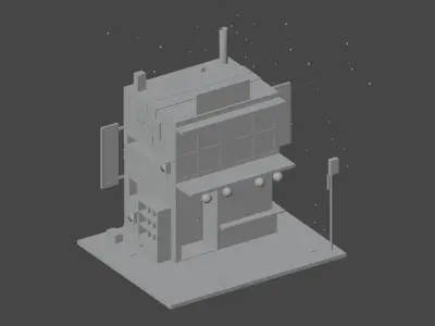 Japanese restaurant  3D model