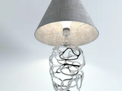 Table lamp 3D model 89