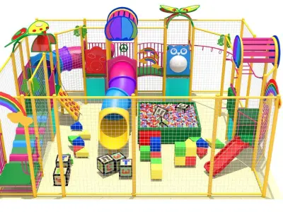 Indoor Playground 3D model