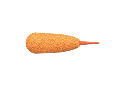 Fried Shrimp V1 002 Low-poly 3D model