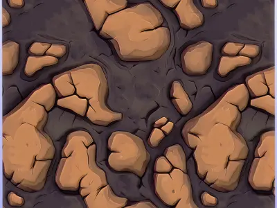 Stylized Ground Seamless Texture Texture 12