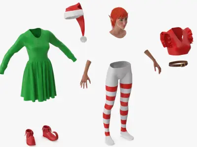  Christmas Elf Female 4 