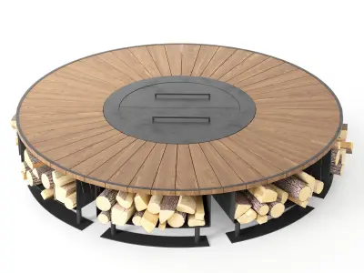 Fire Pit 03 3D model