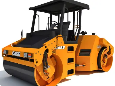 Road Compactor 3D model