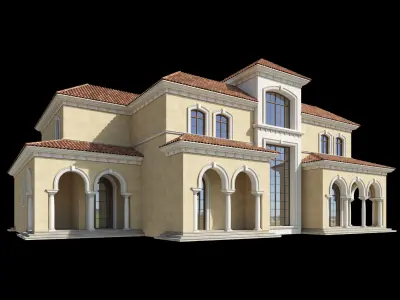 Mediterranean Villa Design 014 3D model