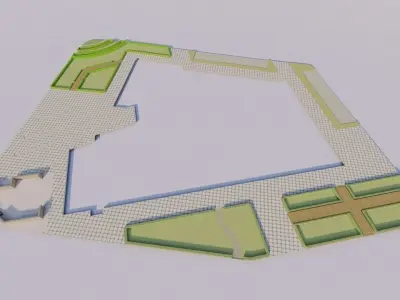 School-University- High School 3D model