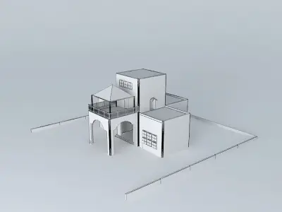 NesLen Cottages 3D model