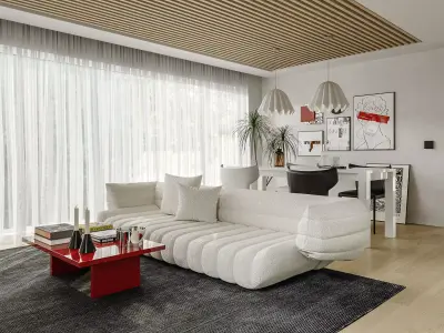 apartment interior scenes     3D model 30