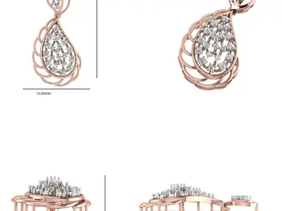 pendant 3D print model 22