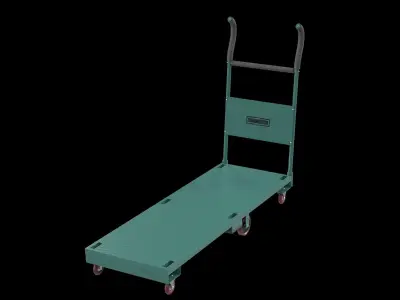 Freight roughneck light green Low-poly 3D model