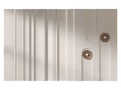 Headboard 3d Wall Panel 03 3D model