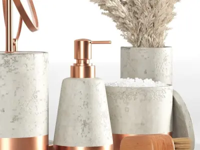 Bathroom accessories03 3D model