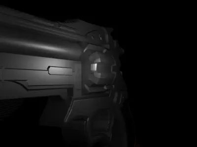 Sci-Fi model gun 3D model