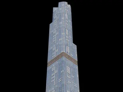 Hudson Yards 35 - NYC Low-poly 3D model