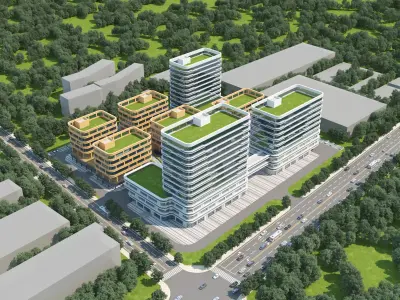 Office Building 3D model 527