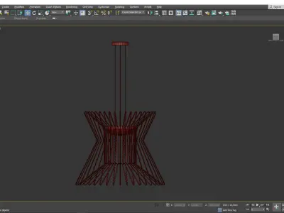 Syrma LED Pendant Light Low-poly 3D model