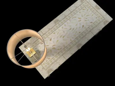 wisteria moorish desk white decorators lighting cinder table lam 3D model