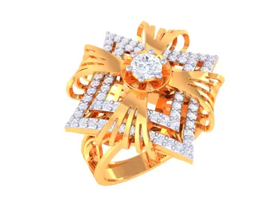 Elite 180Design Ladies Ring Vault  Ultra-Light Fancy 3D print model