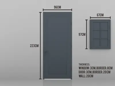 Basic Opening Set 3D model