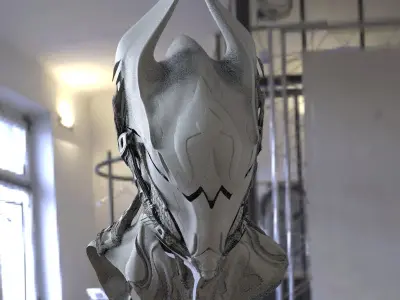 Helmet Sci fi  3D model