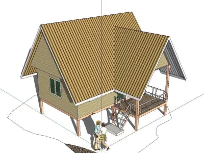 Creative Design-Holiday Cabin-081 3D model