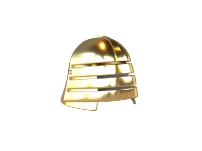 War Helmet V1 003 Low-poly 3D model