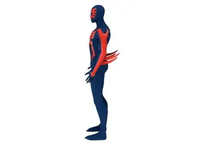 Spider-man 2099 Low-poly 3D model