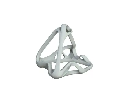 SciFi Cube Object No 62668 Low Poly Shape Low-poly 3D model