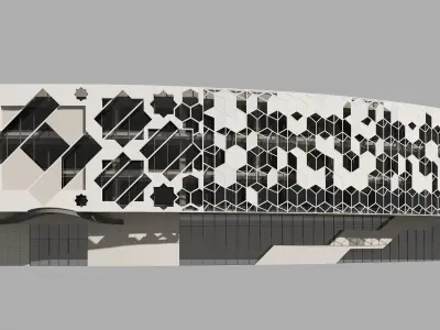 biulding exterior design 3D model