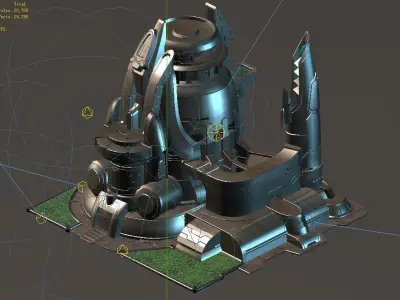 Heterogeneous - Building - Energy Storage Field 03 3D model