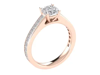 Women Ring  Render 3dm STL OBJ FBX TXT Details 3D print model 4