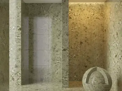 Marble wall 280 3D model