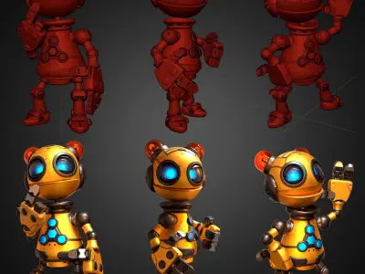 Kit KT-7461 - Ratchet y Clank Game 3D model