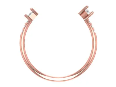 Women Light Weight Band Ring 3D print model 3