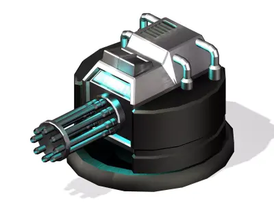 Satellite City Objects - Battery 16 3D model