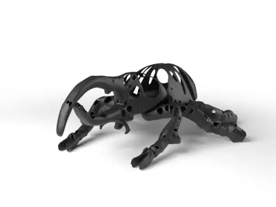 Hercules Dust Voronoi Low-poly 3D model