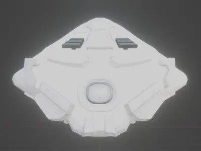 Drone visor SciFi helmet headset 3D model