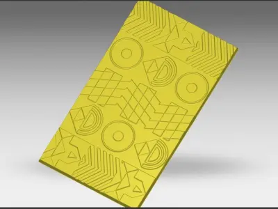 WALL ART 3D model 6