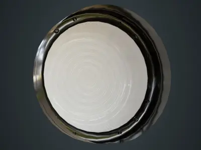 Bulkhead Light 2A Low-poly 3D model