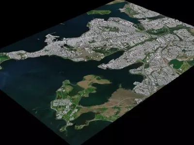 Reykjavik - Iceland 3D model
