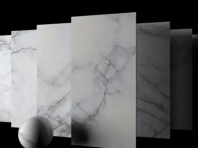 Marble Set Museum Crystal White 2 80x160 Texture