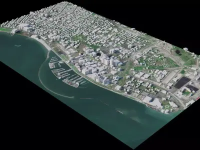 Corpus Christi - USA 3D model