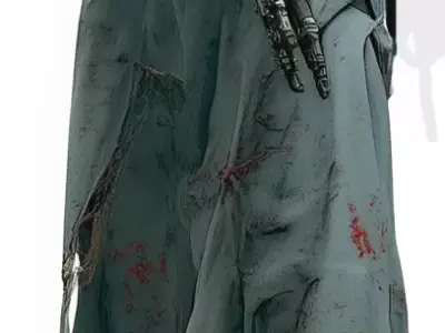 Sci-Fi Robot 3D Model - Mech Character for Games Low-poly 3D model