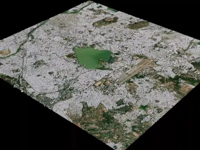 Hyderabad - India 3D model