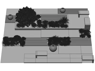 Entrance group 4 3D model