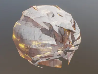 spaceships bundle 04 3D model