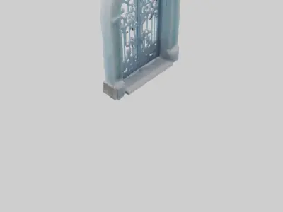 Frostcovered Gate model 3D model